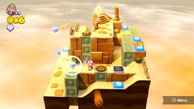 3-8 Up 'n' Down Desert - Captain Toad: Treasure Tracker Switch Remaster ...