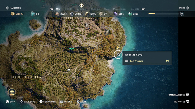 Ainigmata Ostraka: Petrified Islands - Assassin's Creed Walkthrough Neoseeker