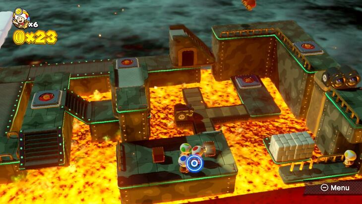 Toad Brigade to Bullet Bill Base - Captain Toad: Treasure Tracker ...