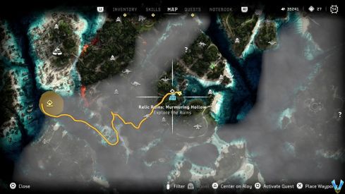Horizon Forbidden West - Relic Ruin Murmuring Hollow Walkthrough