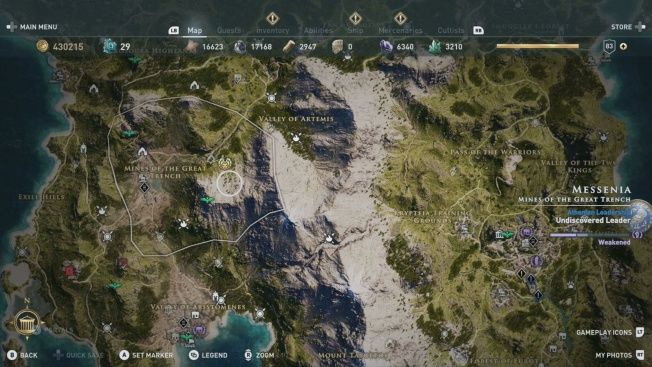 Assassin's Creed Odyssey Orden Der Herrschaft Standorte www.neoseeker.com