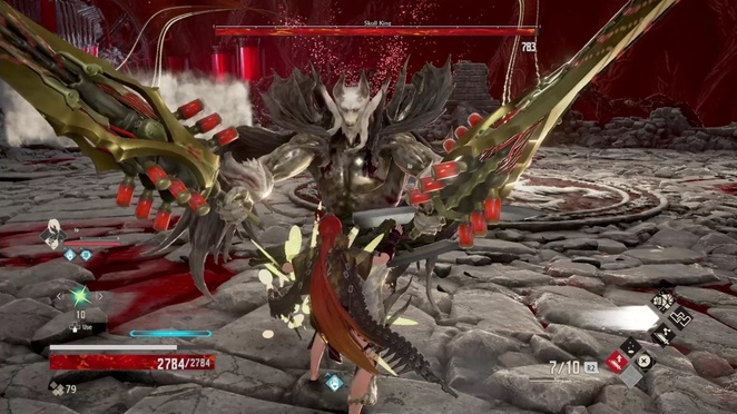 Queen's Knight Sword for Argent Wolf King's Blade at Code Vein