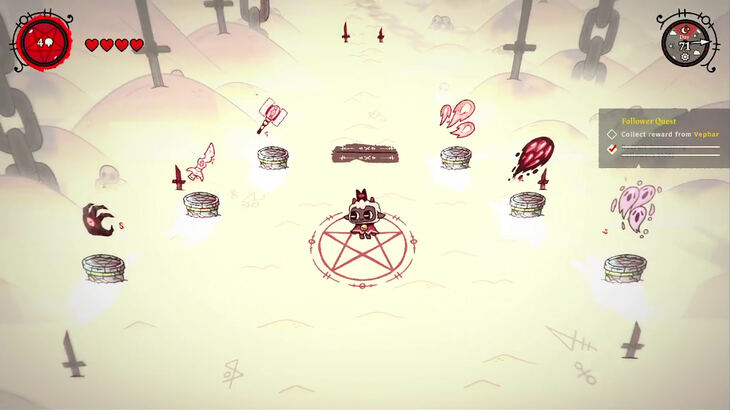 Cult of the Lamb on X: I want to emphasize that Cult of the Lamb's combat  already feels far more fluid and nuanced than in Binding of Isaac  After spending 90 minutes
