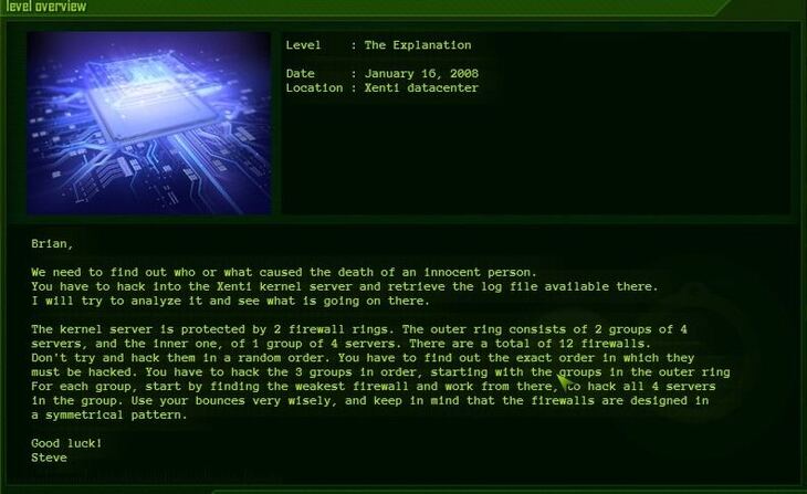 Level 4: The Explanation - Hacker Evolution: Untold Walkthrough - Neoseeker