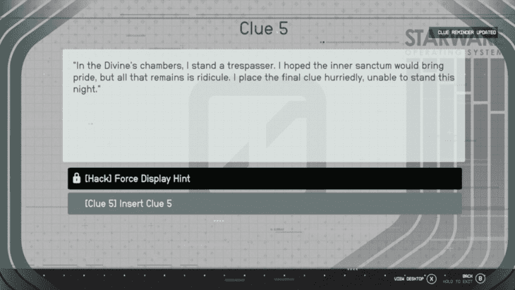 The Last Hurrah (Anchorpoint Riddle Puzzle) - Starfield Walkthrough ...