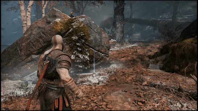 God of War Atreus got stuck in T pose - Aim is Game - The Game is On