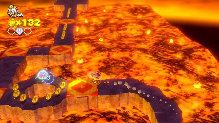 3-26 Magma Road Marathon - Captain Toad: Treasure Tracker Switch ...