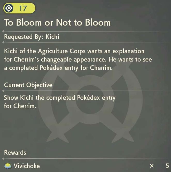 Request 17 'To Bloom or Not to Bloom' and Cherrim locations in Pokémon  Legends Arceus explained