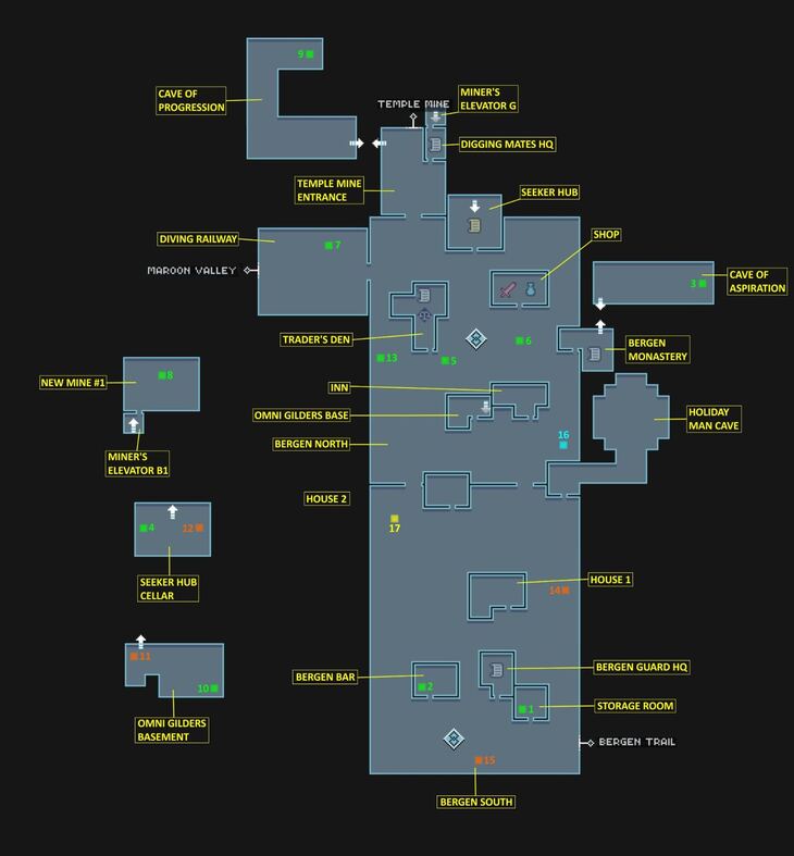 Bergen Village - Crosscode Walkthrough - Neoseeker