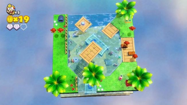 1-12 Briny Bowl Swimming Hole - Captain Toad: Treasure Tracker Switch ...