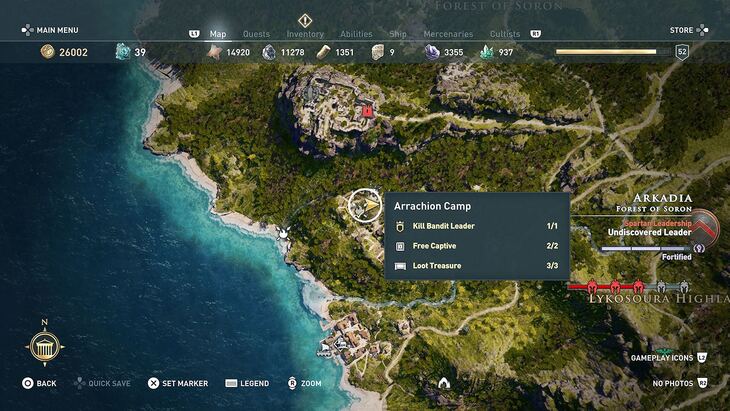 Ainigmata Ostraka Arkadia Assassin s Creed Odyssey Walkthrough 