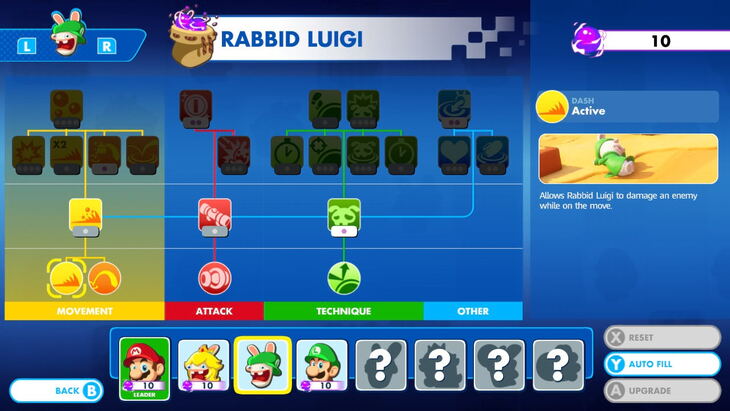 Skill Tree - Mario + Rabbids Kingdom Battle Walkthrough - Neoseeker