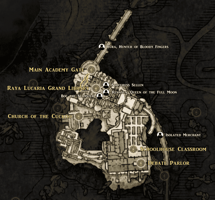 Elden Ring Academy of Raya Lucaria walkthrough and map - Polygon