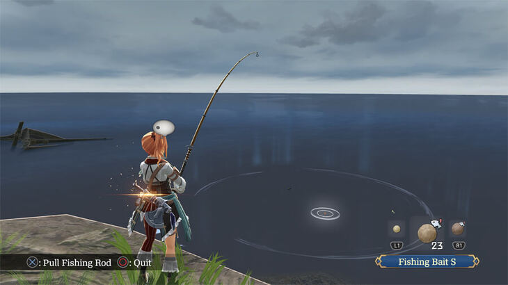 Ys X fishing