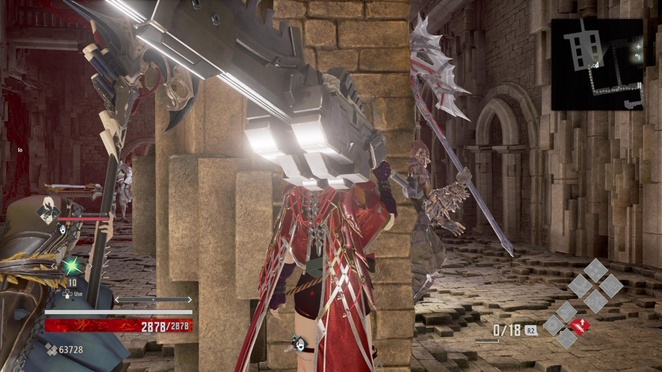 Queen's Knight Sword for Argent Wolf King's Blade at Code Vein