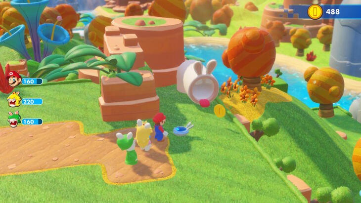 World 1-2 - Flower 'Bud' - Mario + Rabbids Kingdom Battle Walkthrough ...