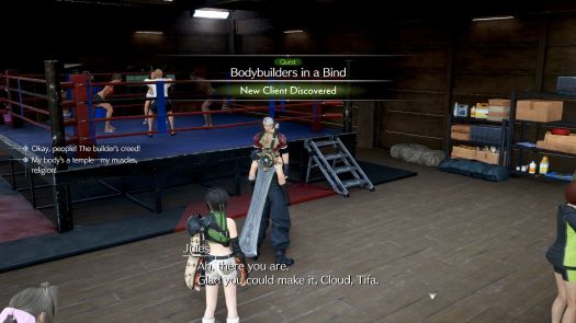 Side Quest: Bodybuilders in a Bind - Final Fantasy VII Rebirth ...