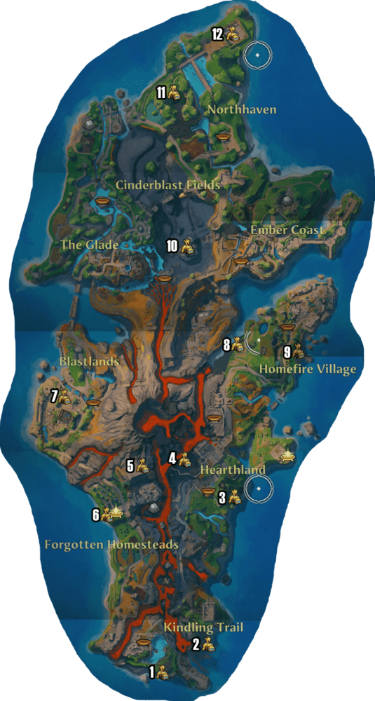 Hestias Island Chest Locations Immortals Fenyx Rising Walkthrough