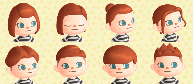 Character Customization and Hairstyles - Animal Crossing 