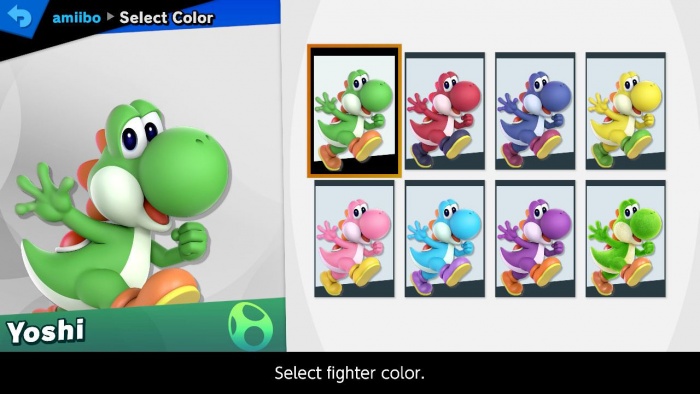 Ssbu Yoshi Colors