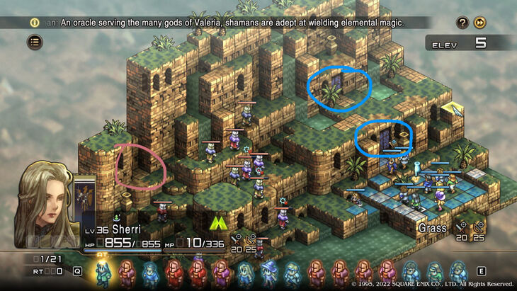 Hanging Gardens walkthrough - Tactics Ogre: Reborn - Neoseeker