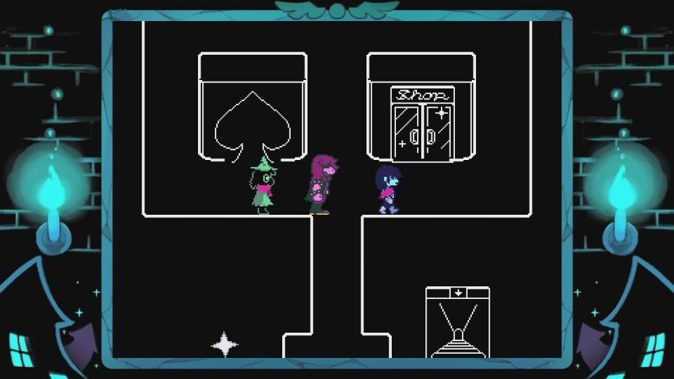 Deltarune card puzzle