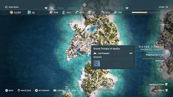 Ainigmata Ostraka: Islands Assassin's Creed Odyssey -