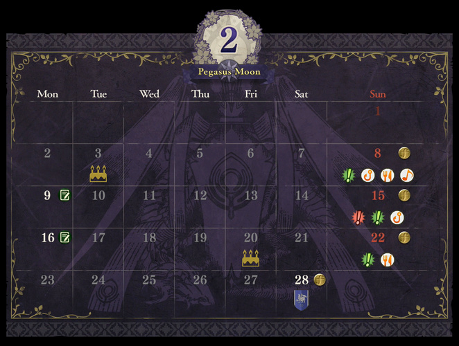 Month 2 Free Time (Azure Moon) Fire Emblem Three Houses