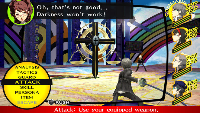 Persona 4 Golden How To Use Rise Skills