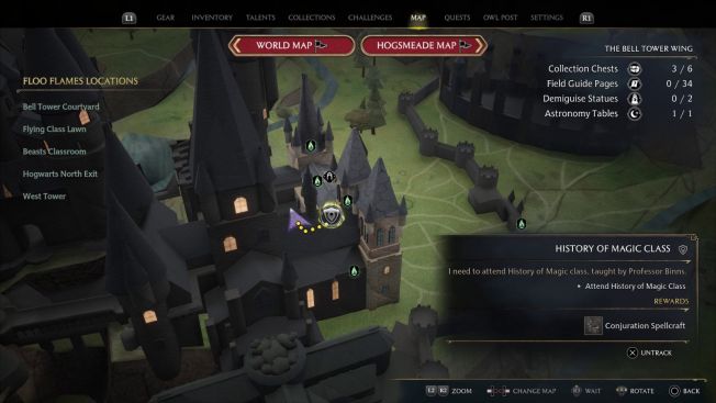 History of Magic Class - Hogwarts Legacy Walkthrough - Neoseeker