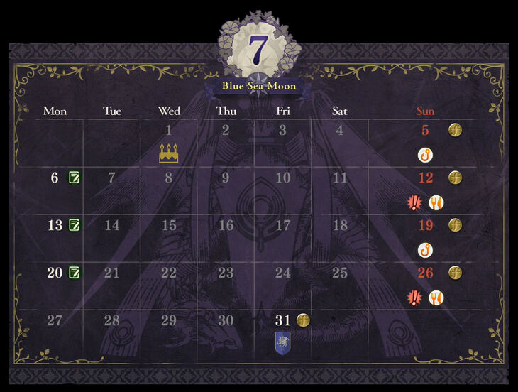 Month 7 Free Time (Azure Moon) Fire Emblem Three Houses