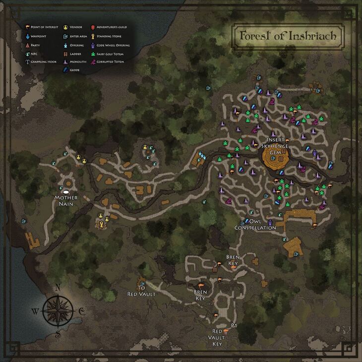 Forest Of Inshriach Side Quests Weapons Armor Items And Recipes 730px The Bards Tale Iv Forest Of Inshriach