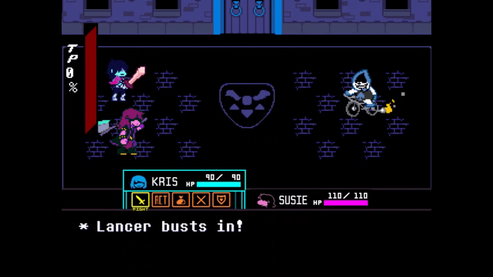 Deltarune Fight Background