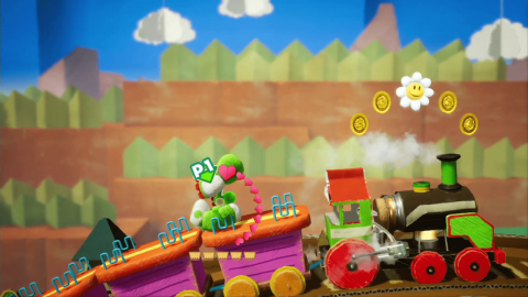 Whistlestop Rails - Yoshi's Crafted World Walkthrough - Neoseeker