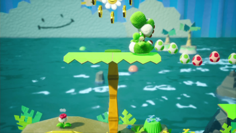 Bombs Away on Pirate Island - Yoshi's Crafted World Walkthrough - Neoseeker