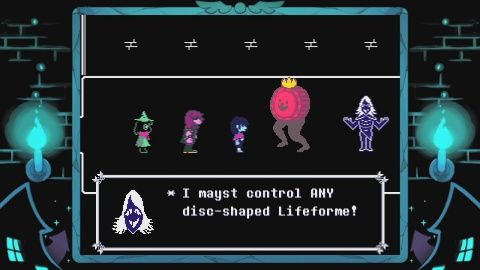 castle card deltarune fight