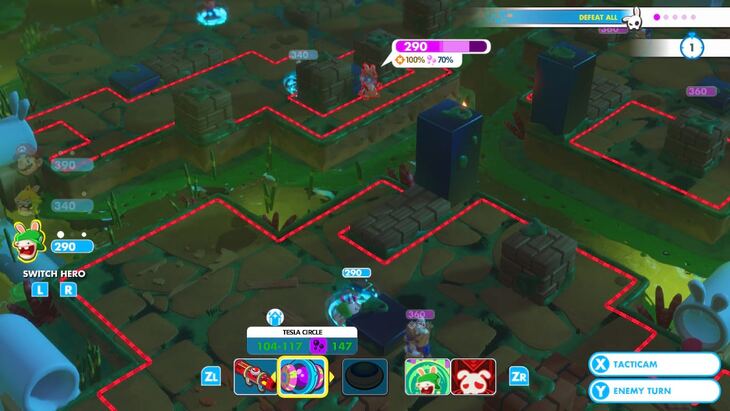 World 3-6: Double-Barreled - Mario + Rabbids Kingdom Battle Walkthrough ...