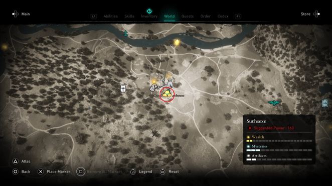 Assassin's Creed Valhalla Suthsexe Artifact Guide