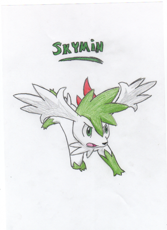 Shaymin Sky Form - Pokémon fan Art (19480551) - fanpop