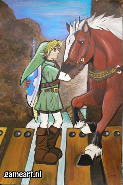 Epona from Legend of Zelda - Game Art