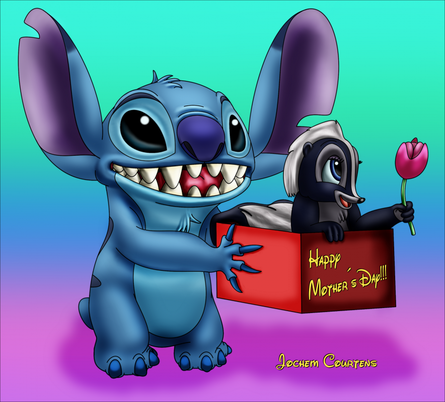 Mother's Day Flower Stitch. « Lilo & Stitch Fanart