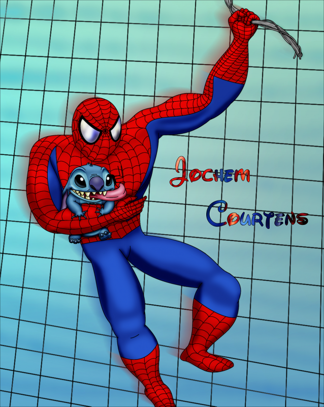 Spiderman And Stitch. « Spider-Man Fanart