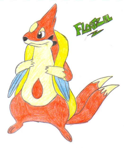 floatzel coloring page in pdf pokemon