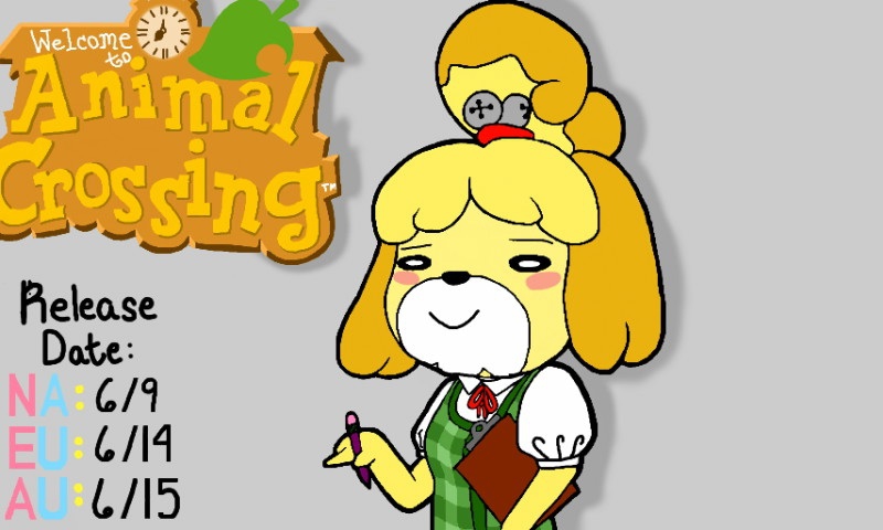 Isabelle / Shizue « Animal Crossing Fanart