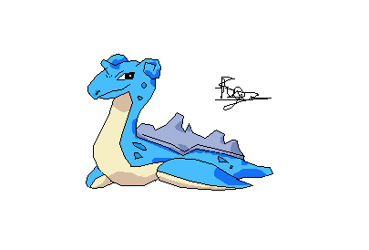 Lapras Pixel Art « Pokémon Fanart