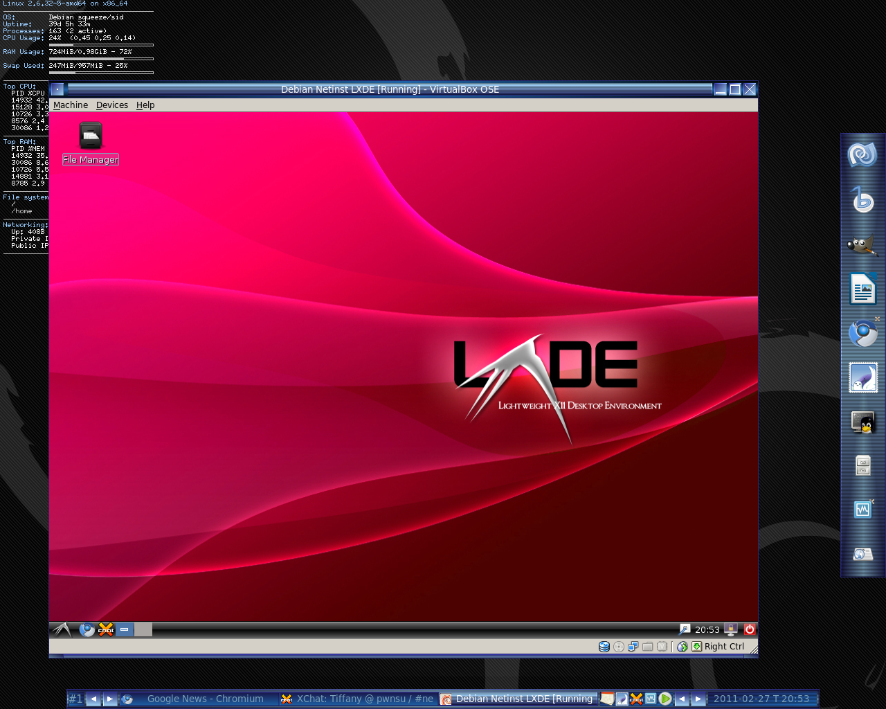 Debian lxde что это