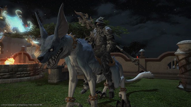 I got a Direwolf mount in FFXIV from Shin Ra hosted by Neoseeker. gallery.n...