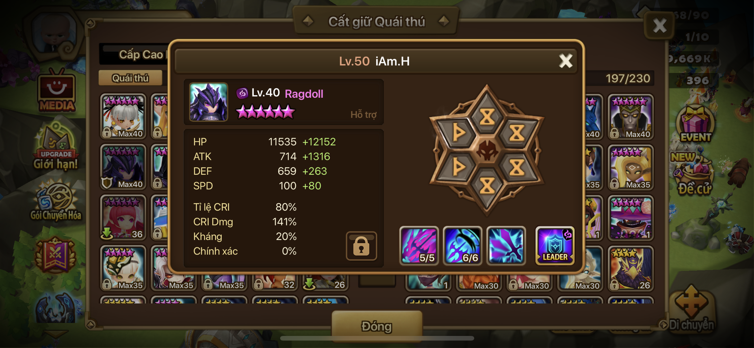 WTS RARE ( RAGDOLL + YEONHONG )GLOBAL - Summoners War: Sky Arena Forum ...