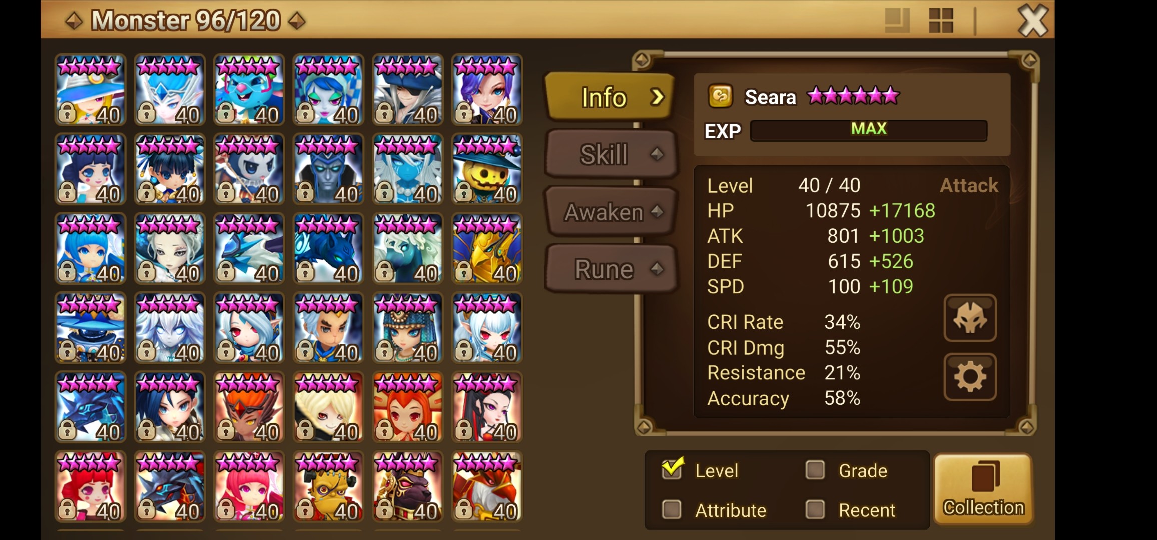 Compte Summoners War: Sky Arena – Classé C3 – Compatible Android/iOS/PC