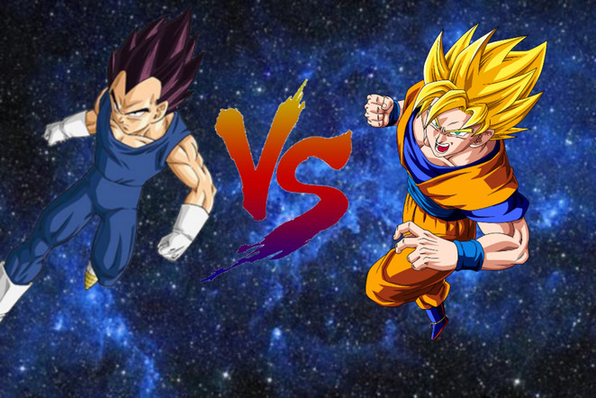 ssj vegeta vs ssj goku